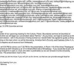 Announcements, 2008-12-15. ...