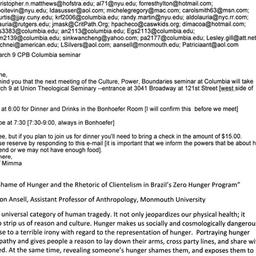 Announcements, 2009-03-09. ...