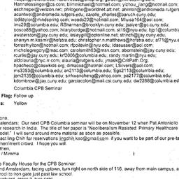 Announcements, 2007-11-12. ...