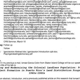 Announcements, 2008-03-10. ...