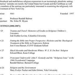 Schedules. Religion in Amer...