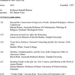Schedules. Religion in Amer...