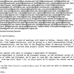 Announcements, 2009-01-26. ...