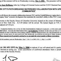 Announcements, 2006-05-03. ...
