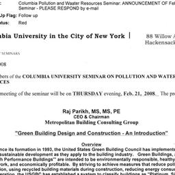 Announcements, 2008-02-21. ...