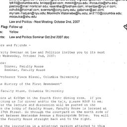Announcements, 2007-10-02. ...
