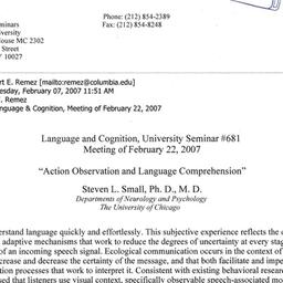 Announcements, 2007-02-22. ...