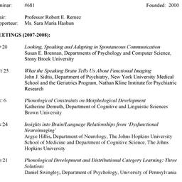 Schedules. Language and Cog...