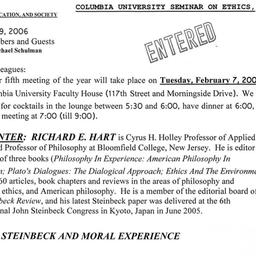 Announcements, 2006-02-07. ...