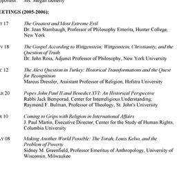 Schedules. Studies in Relig...