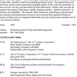 Schedules. Knowledge, Techn...