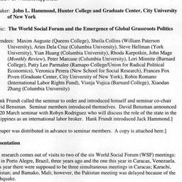 Minutes, 2006-02-20. Global...