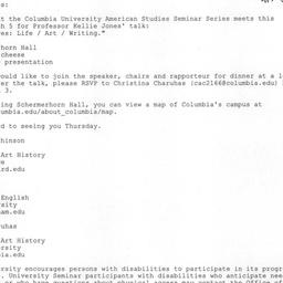 Correspondence, 2009-03-05....