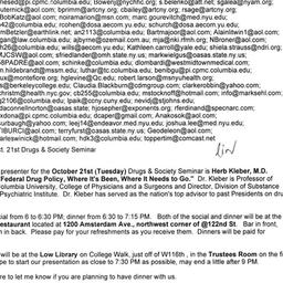 Announcements, 2008-10-21. ...