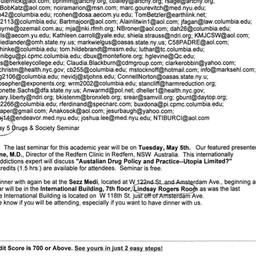 Announcements, 2009-05-05. ...