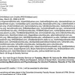 Announcements, 2008-03-18. ...