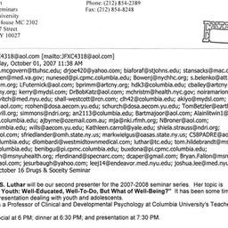 Announcements, 2007-10-16. ...