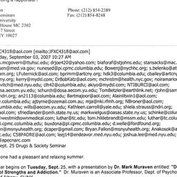 Announcements, 2007-09-25. ...