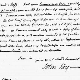 [Document, 1782 February 26]