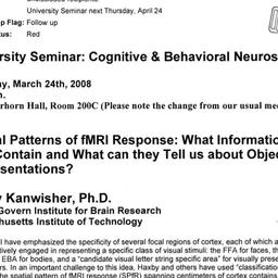 Announcements, 2008-03-24. ...