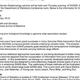 Announcements, 2008-04-10. ...