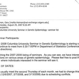 Correspondence, 2008-08-29....