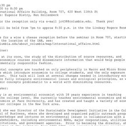 Announcements, 2009-05-13. ...