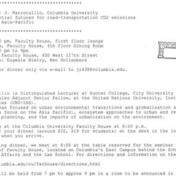 Announcements, 2007-10-03. ...