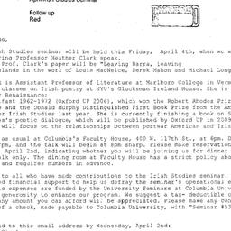 Announcements, 2008-04-04. ...