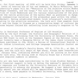 Announcements, 2008-02-01. ...
