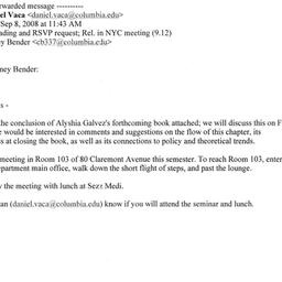 Announcements, 2008-09-12. ...
