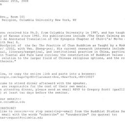 Announcements, 2008-11-20. ...