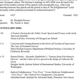 Schedules. Eighteenth-Centu...