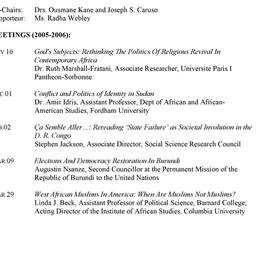 Schedules. Studies in Conte...