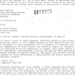 Announcements, 2008-03-12. ...