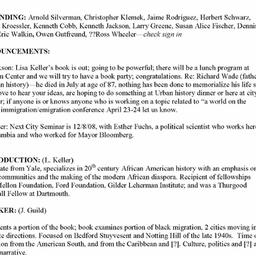 Minutes, 2008-11-13. The Ci...