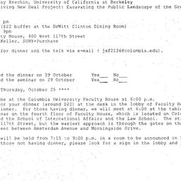 Announcements, 2007-10-29. ...