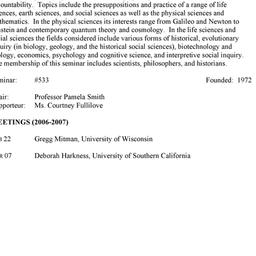 Schedules. The History and ...