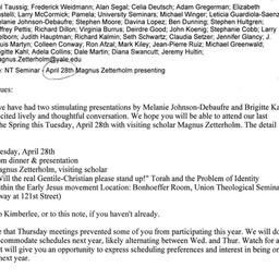 Announcements, 2009-04-28. ...