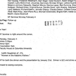 Announcements, 2008-02-04. ...