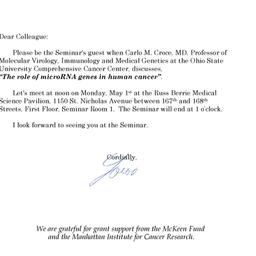 Announcements, 2006-05-01. ...