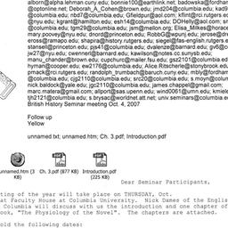 Announcements, 2007-12-06. ...