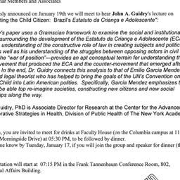 Announcements, 2006-01-19. ...