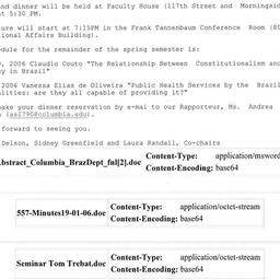 Announcements, 2006-03-23. ...
