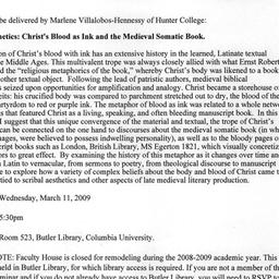 Announcements, 2009-03-11. ...