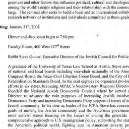 Announcements, 2008-01-31. ...