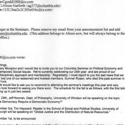 Correspondence, 2005-09-29....