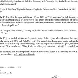 Announcements, 2006-01-26. ...