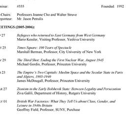 Schedules, Twentieth-Centur...