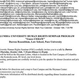 Announcements, 2008-10-16. ...